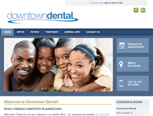 Tablet Screenshot of downtowndental.biz